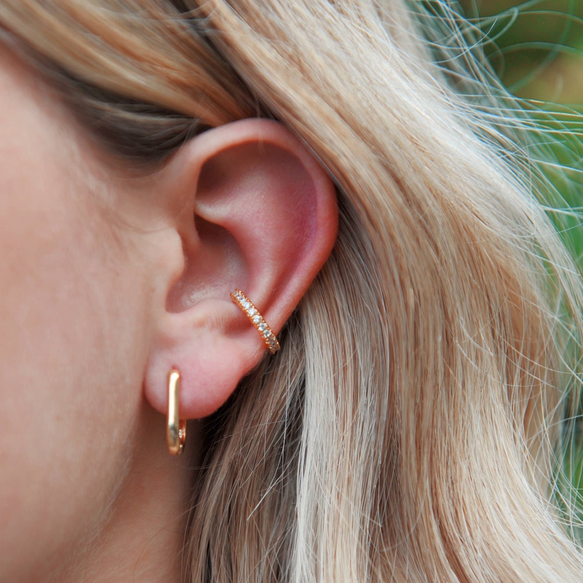 Oh So Lovely - Wholesale Cuff/Wrap Earrings - Dainty CZ Ear Cuff4