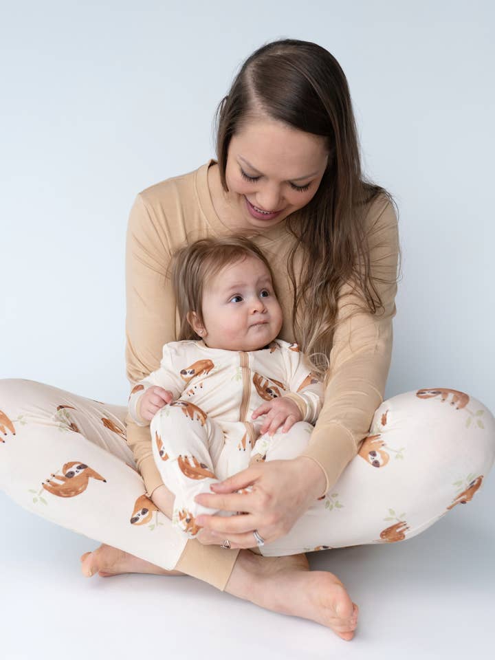 Silkberry Baby - Wholesale Sleepsuit - Baby - Bamboo Zip up Footed Sleeper (Print)3