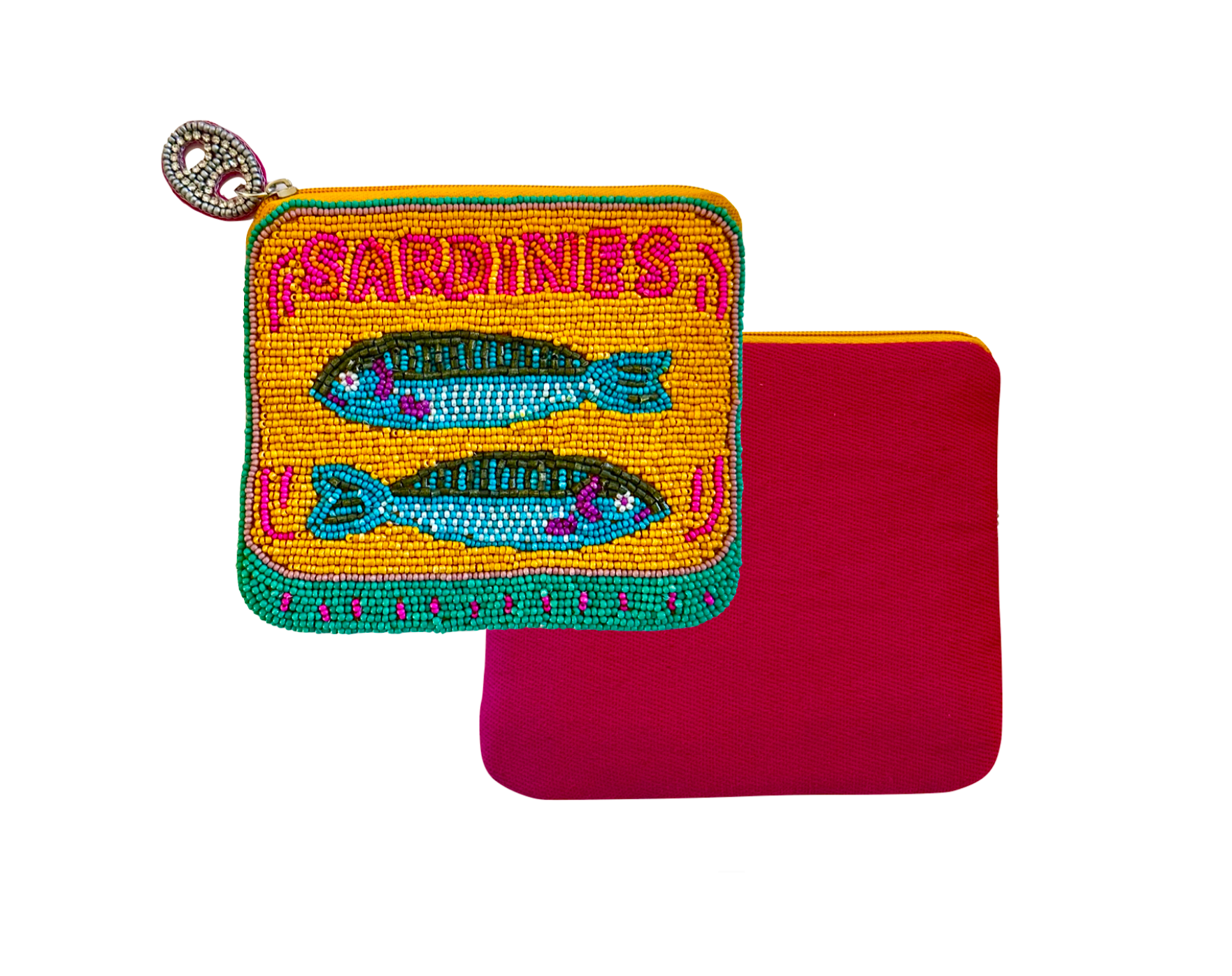 Lily Posh - Venta al por mayor Monedero - Mujer - Monedero de Sardinas con Cuentas Lily Posh, Pescado en Lata2