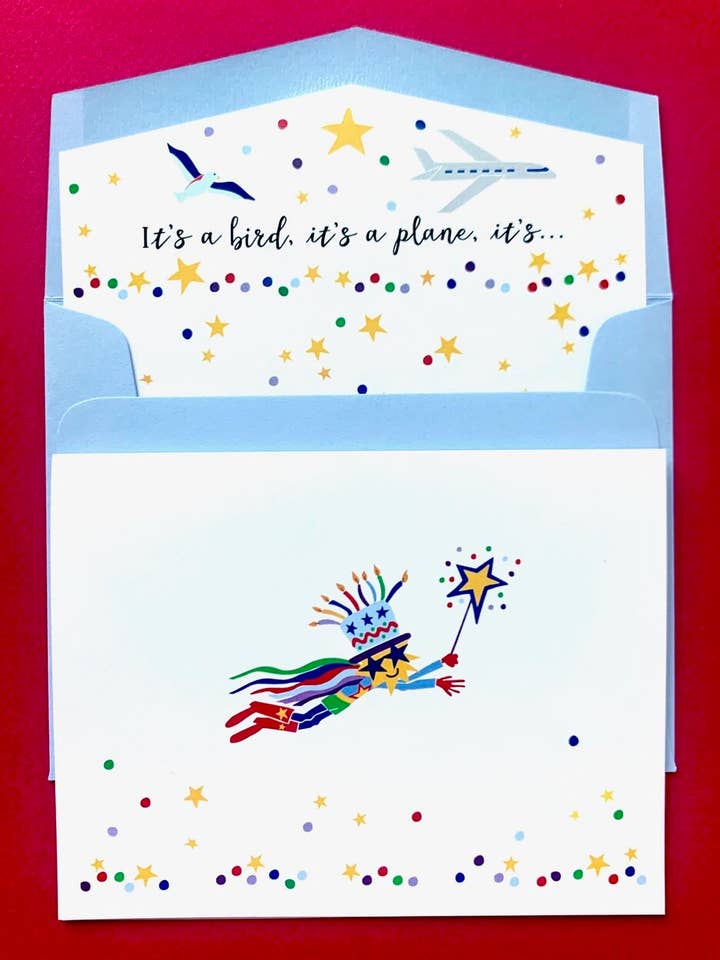 Super Birthday - Set van 10 kaarten voor wholesale door Mighty Violet Design