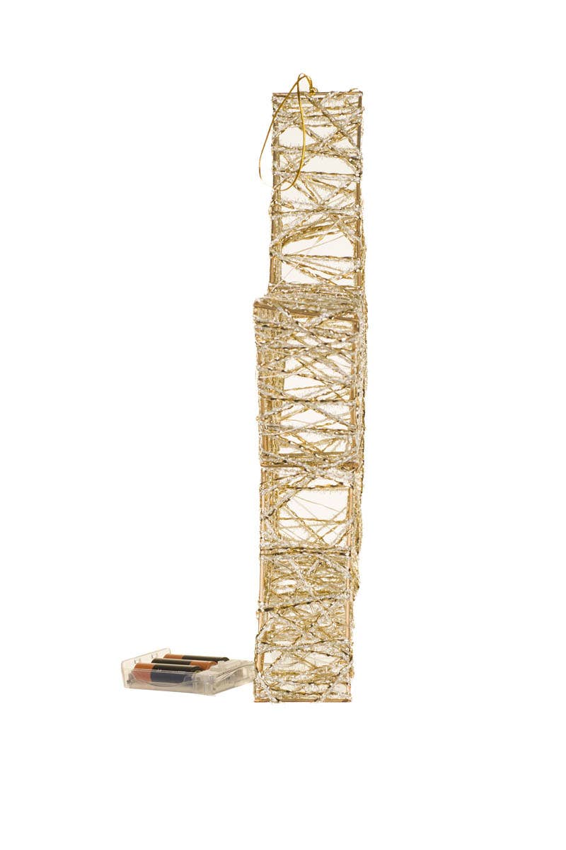 Starlight Collection – Großhandel Tischdeko – NEU-Gold Glänzend Led Stern Akzent1