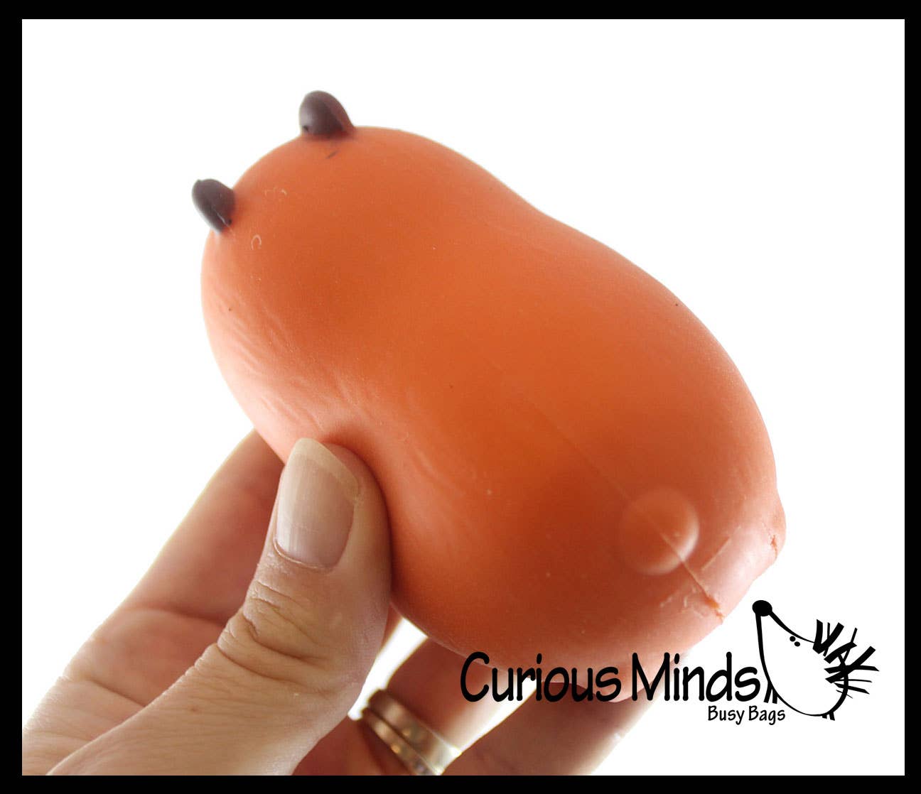 Curious Minds Toys - Wholesale Squishy Toy - Kids & Baby - 1 Capybara Squishy Squeeze Stress Ball Soft Doh Filling - L11
