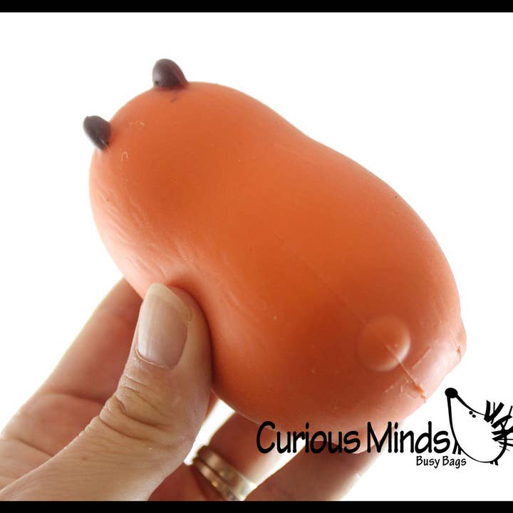 Curious Minds Toys - Wholesale Squishy Toy - Kids & Baby - 1 Capybara Squishy Squeeze Stress Ball Soft Doh Filling - L11