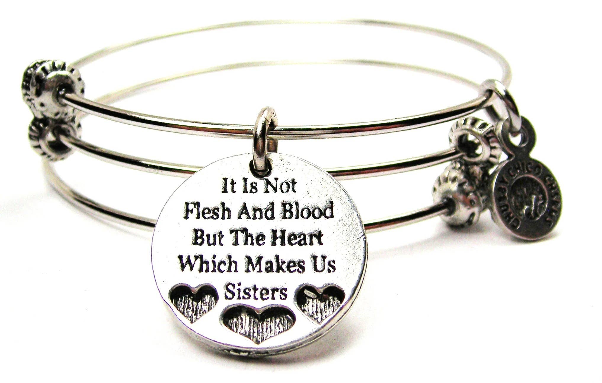 Chubby Chico Charms - Wholesale Charm/Dangle Bracelet - It Is Not The Flesh And Blood But The Heart Bracelet0
