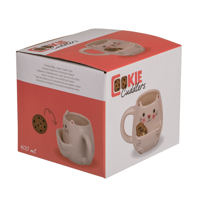 Out of the blue KG - Wholesale Coffee Mug - Dolomite Mug, Cookie Cudler, Cat,2