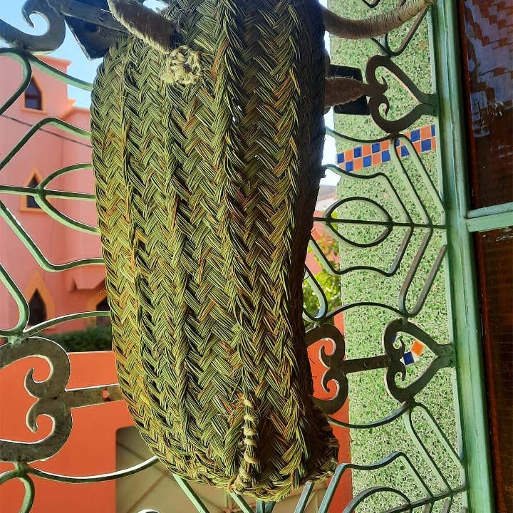 MARRAKECH METACRAFT LTD – Großhandel 3D-Wandkunst – Handgewebte Bullenmaske aus Korbgeflecht mit Rattandekor, aus Stroh1