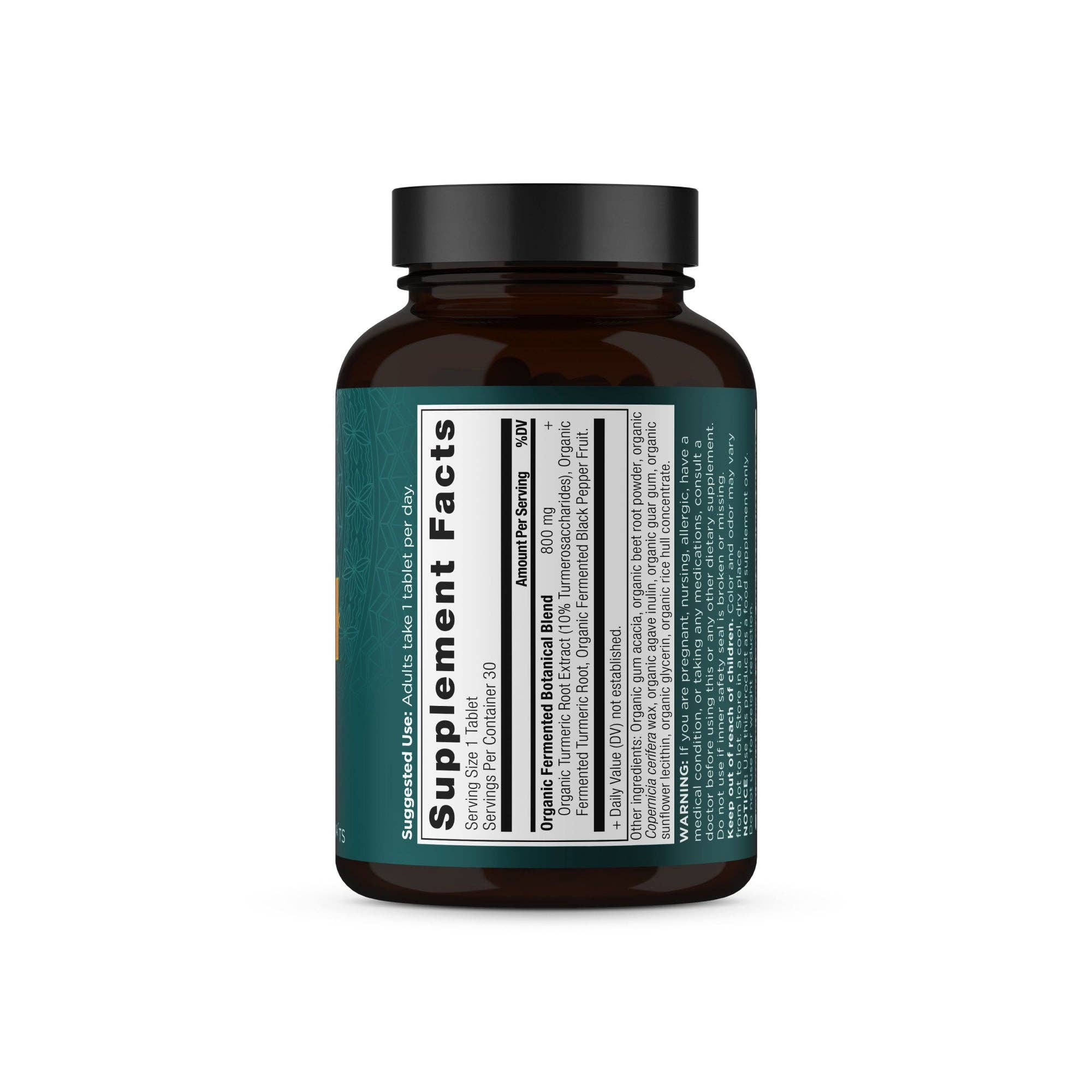 Black Organic Turmeric | Tablets (30 Tablets) for wholesale on Faire5