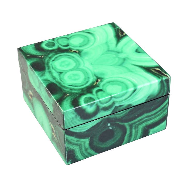 Malakit - Fyrkantig låda - L-31MA för wholesale av Pacific Connections