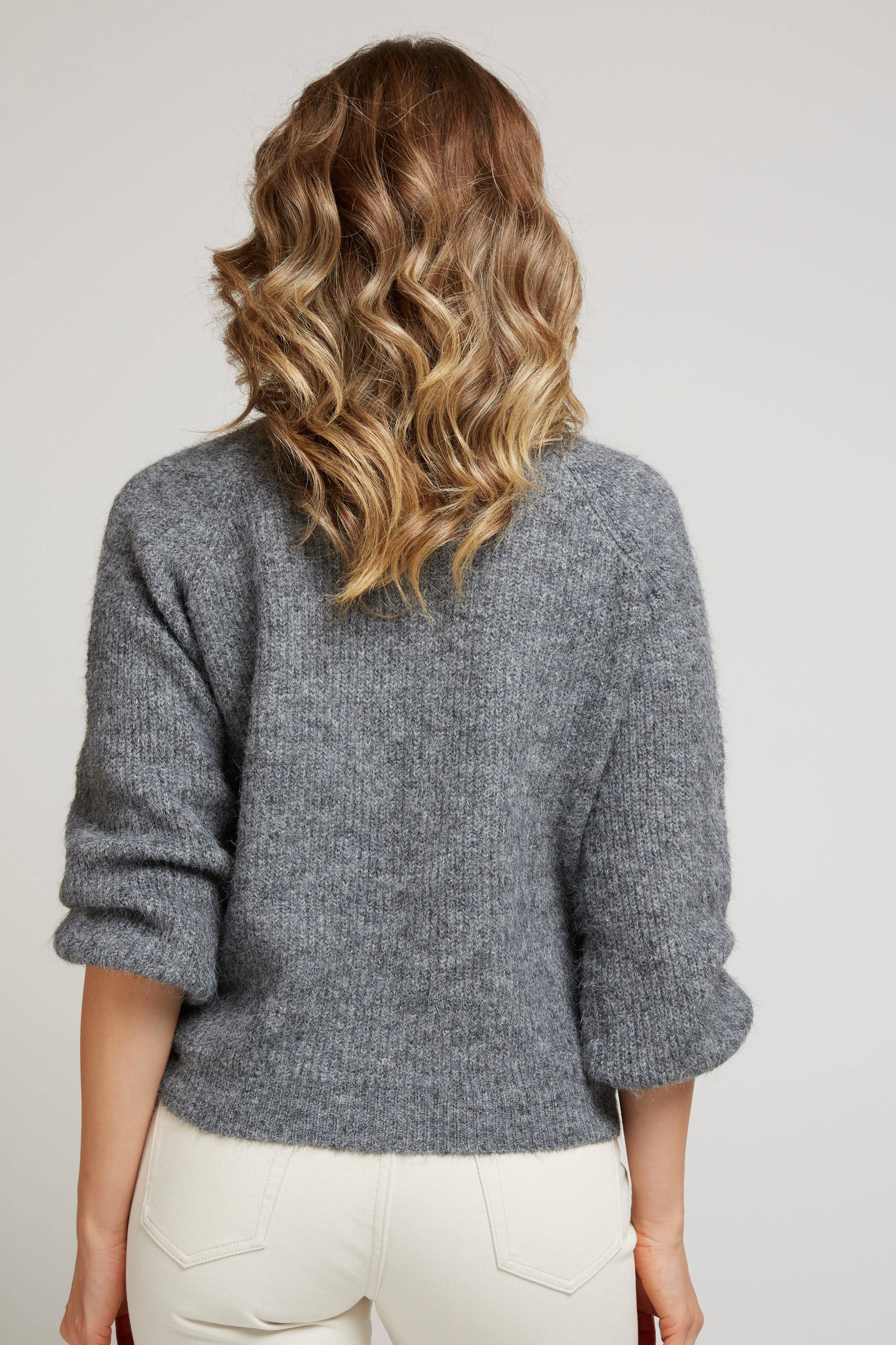 Andy & Lucy – Engroshandel Cardigan - Dame – GIRAUD - knapvest i blødt struktureret strik3