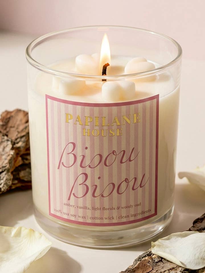 Bisou Bisou Candle for wholesale by Papilane House