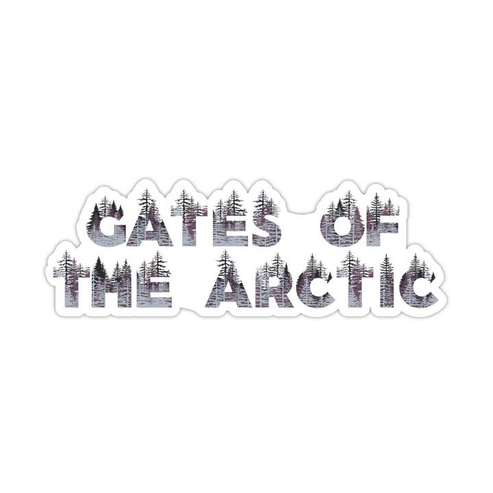 Gates of the Arctic National Park Name Sticker for wholesale by National Park Obsessed LLC