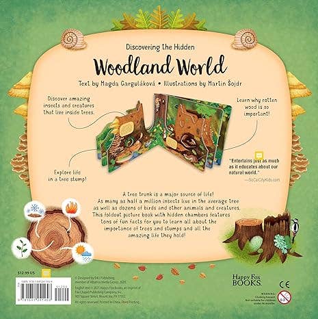 Fox Chapel Publishing - Wholesale Nature & Outdoors - Discovering the Hidden Woodland World - Kid's Picture Book1