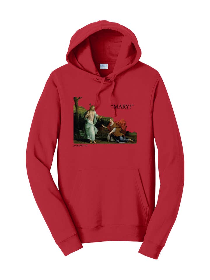 Sock Religious - Wholesale Hoodie - Unisex - "Mary!" - Mary Magdalene Hoodie Sweatshirt