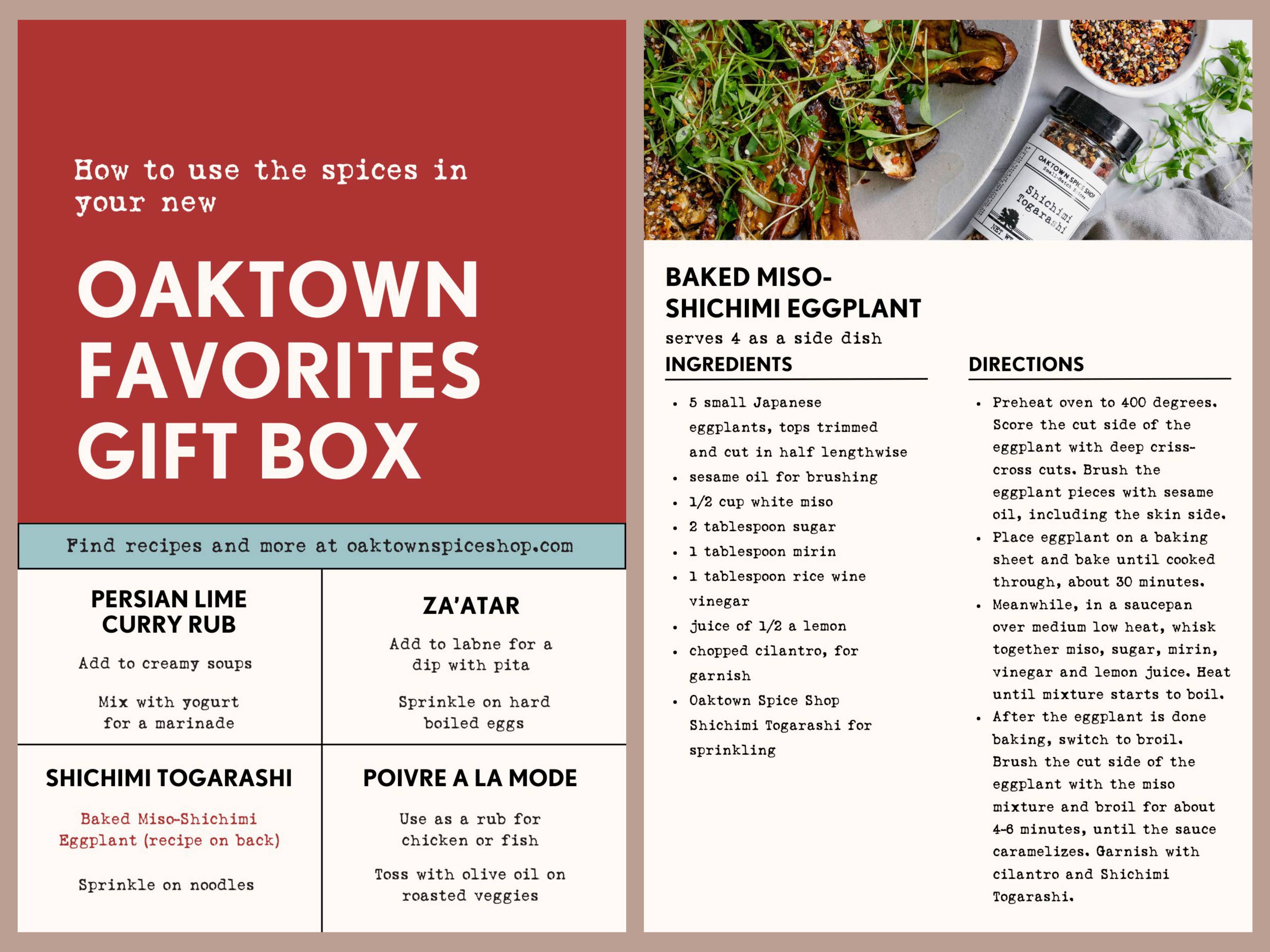 Oaktown Spice Shop - Wholesale Dried Spice Mix - Oaktown Favorites Gift Set1