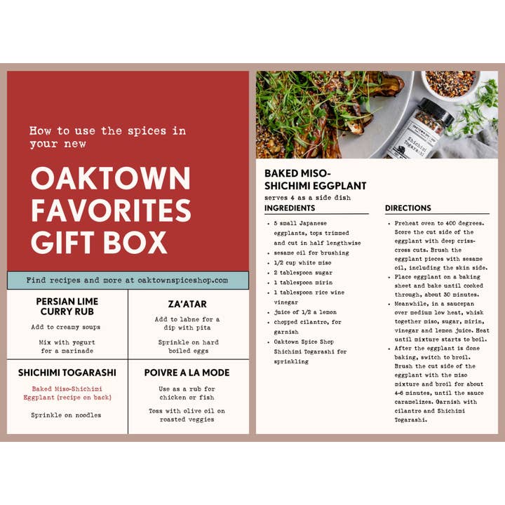 Oaktown Spice Shop - Wholesale Dried Spice Mix - Oaktown Favorites Gift Set1