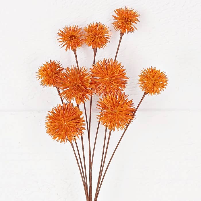 30300- 12in Pick-Orange Thistle Ball for wholesale by Impressive Enterprises, Inc.