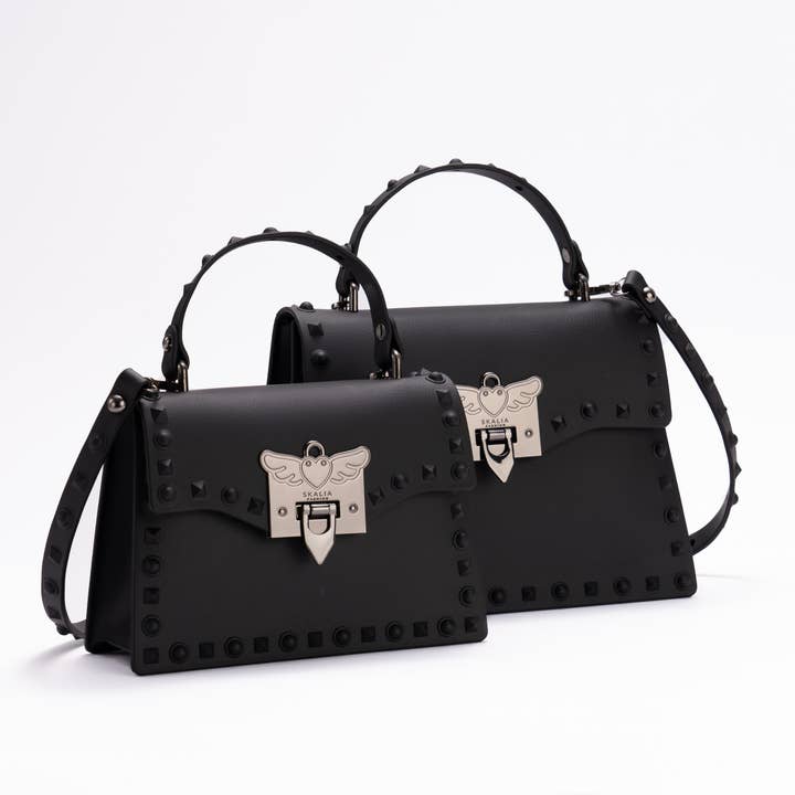 Sort Anna Cross-Krop Jelly Håndtaske for engroshandel hos Skalia Fashion