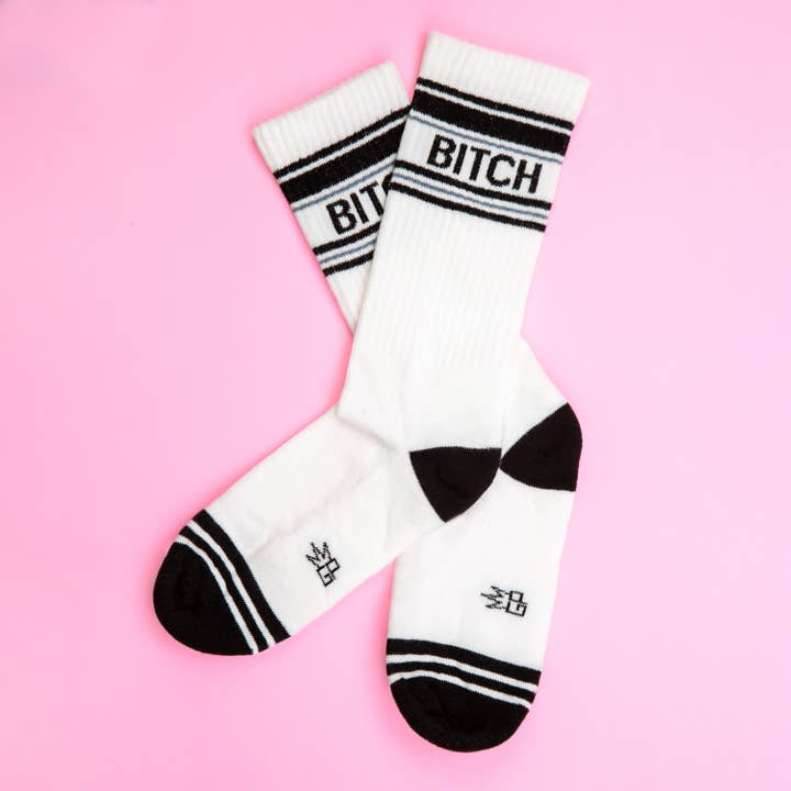 Gumball Poodle - Wholesale Socks - Unisex - Bitch Gym Crew Socks