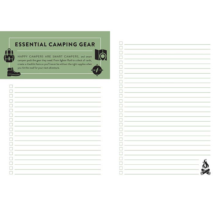 Insight Editions - #1 Pop Culture Publisher - Vente Journal intime - Le journal du campeur4