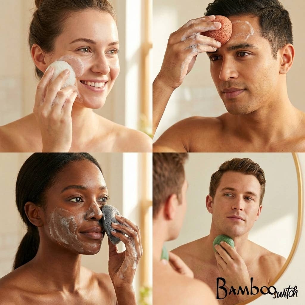 Bamboo Switch - Wholesale Facial cleanser - Natural Konjac Facial Cleansing Sponge | Faire Market 4