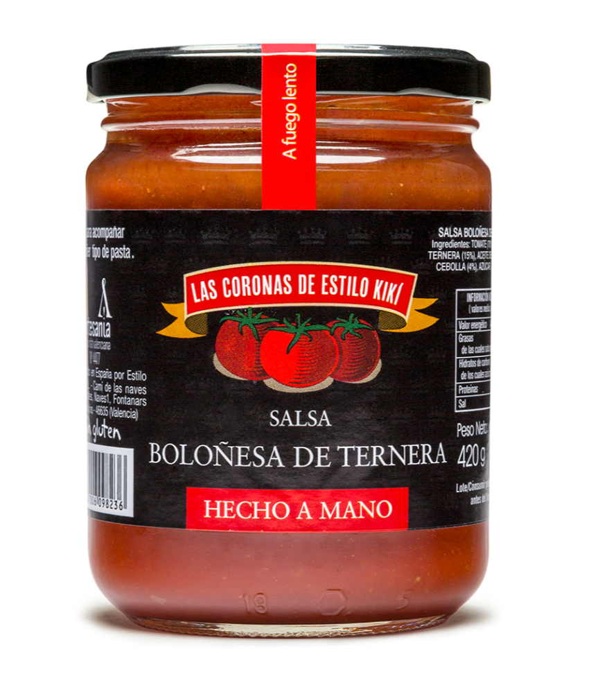 Estilo Kikí - Wholesale Salsa - Beef Bolognese Sauce 420 g0