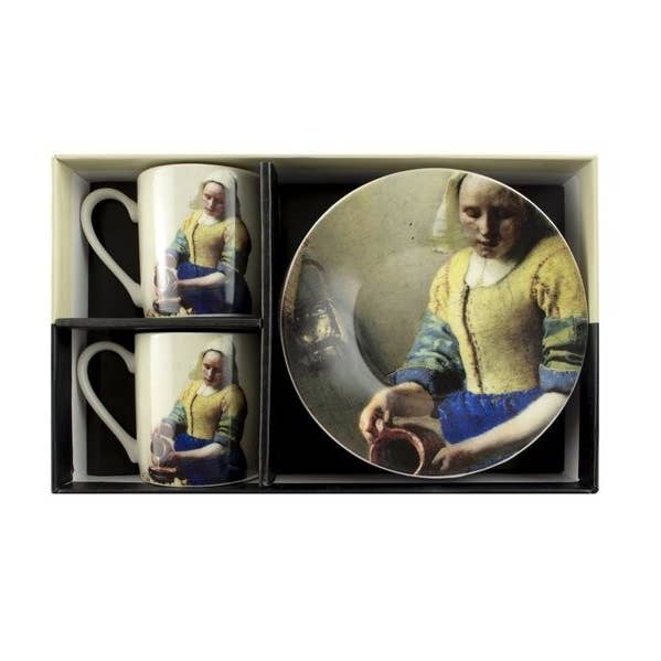 Espresso Set, Vermeer, Milkmaid for wholesale by MUSEUM WEBSHOP