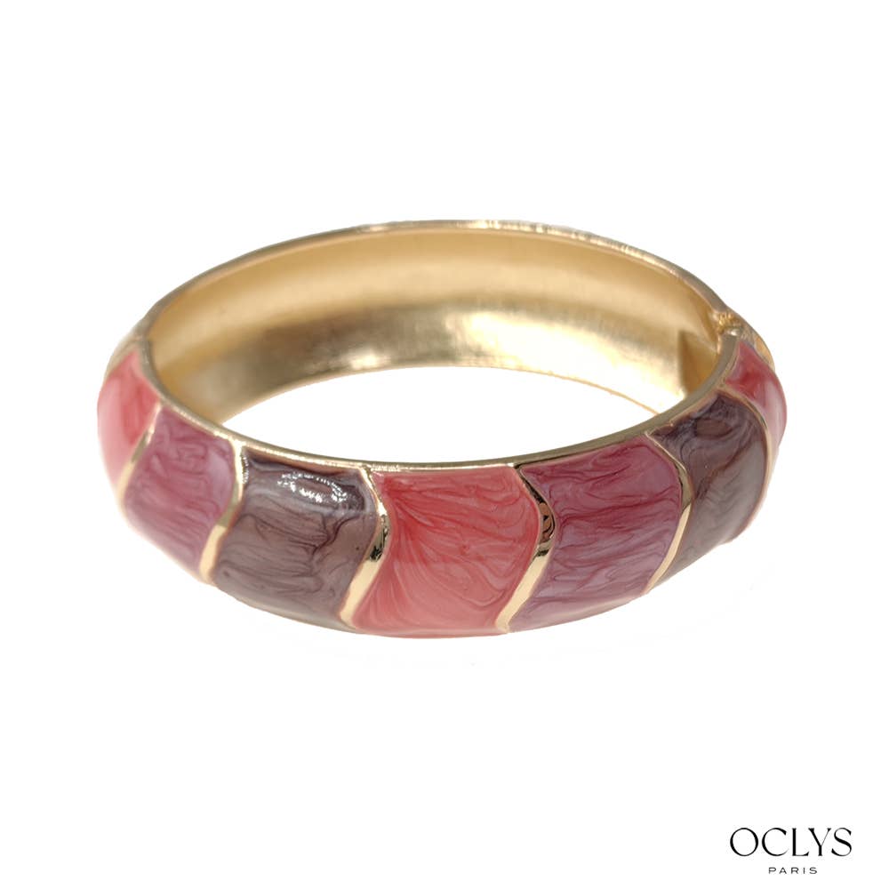 Oclys – wholesale Bangle bracelet – Nina colored enamel bangle bracelet1