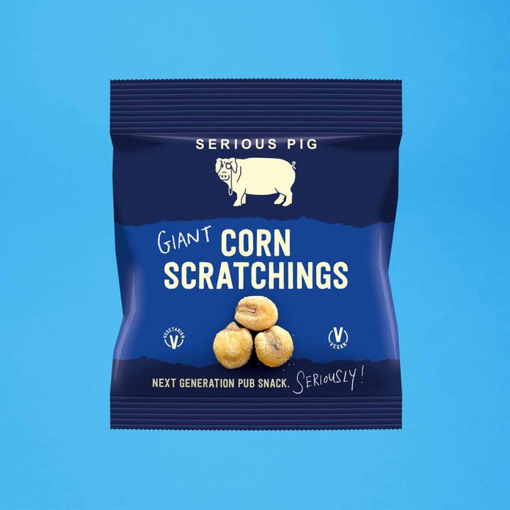 Serious Pig - Wholesale Puffed Snack - Giant Corn Scratchings (24 x 35g)