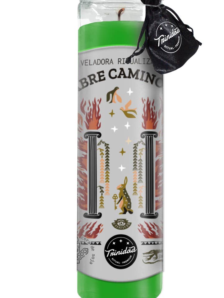 ABRECAMINOS SOY CRYSTAL CANDLE 290 GR. for wholesale by trinidad