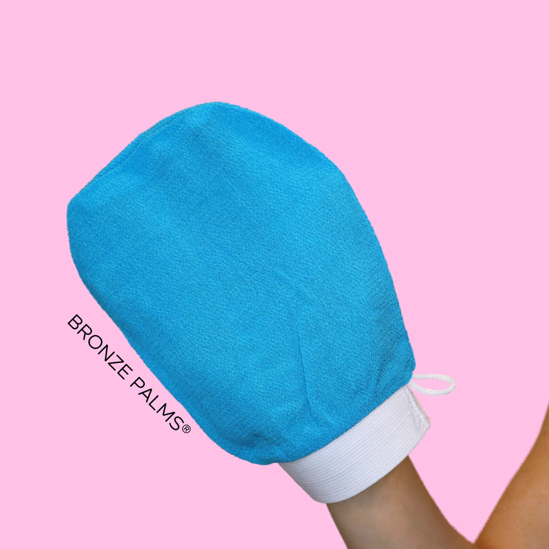 Bronze Palms Beauty - Venta al por mayor Autobronceador - Guante Exfoliante para Preparación de Bronceado en Spray Autobronceador2