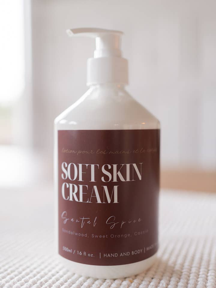 Soft Skin Cream - Santal Spice for wholesale by Wildflower Mercantile