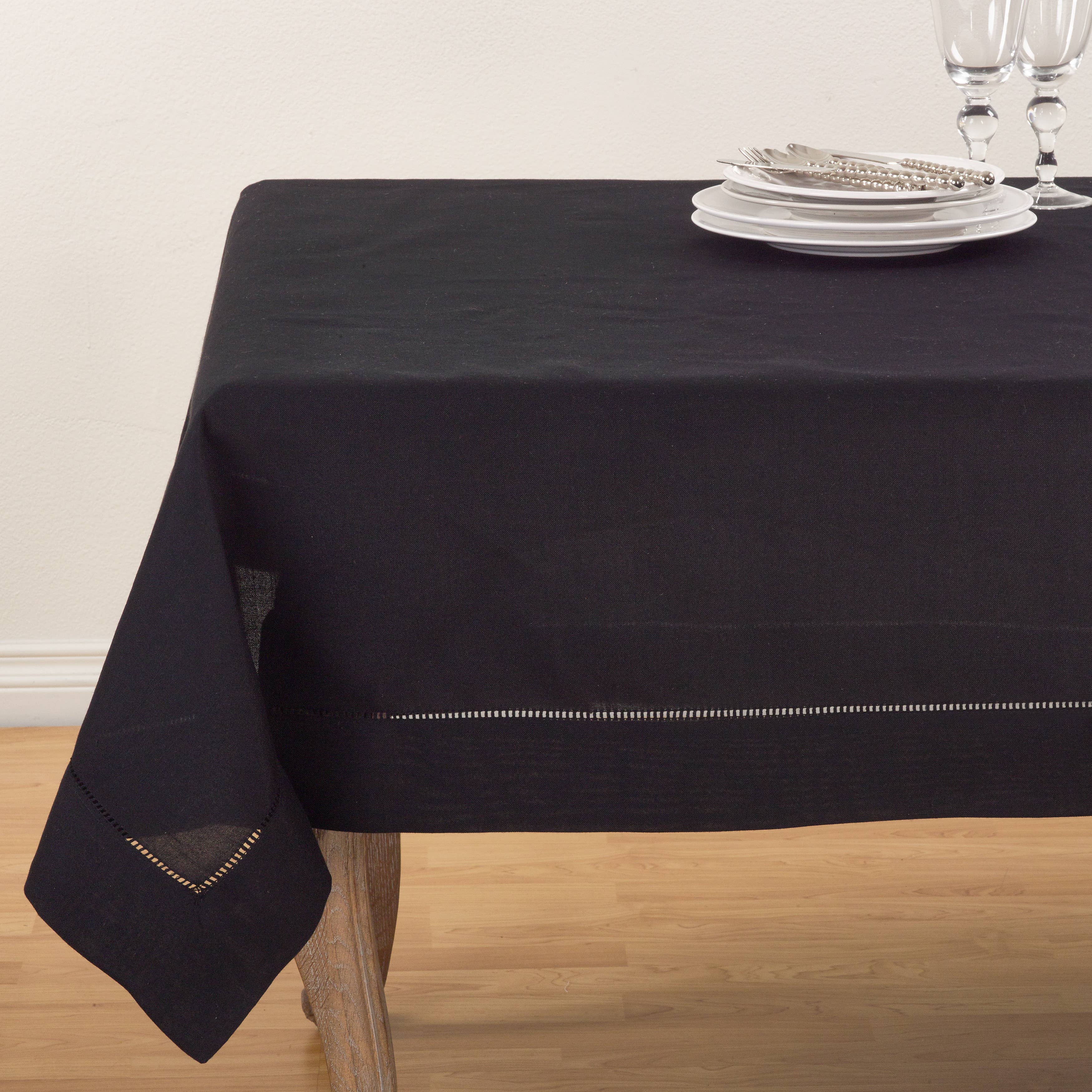 Saro Lifestyle - Wholesale Tablecloth - Tablecloth with Hemstitched Border16