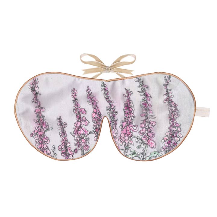 Masque de sommeil en soie | Sommeil réparateur | Masque pour les yeux bien-être | Foxglov pour la vente par Holistic Silk Ltd