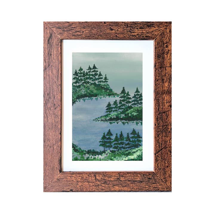 E R Kess Designs - Wholesale Art Print - Blue Shoreline Art Print2