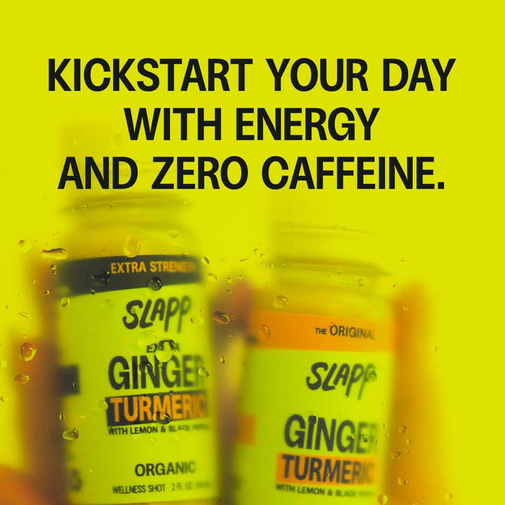 SLAPP - Wholesale Wellness Juice/Tonic - GINGER & TURMERIC EXTRA STRENGTH organic shot