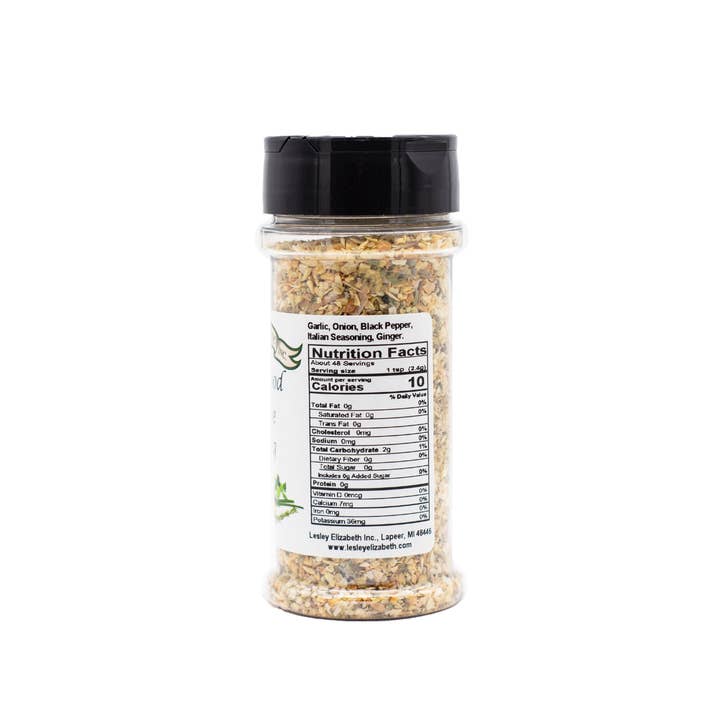 Lesley Elizabeth - Wholesale Dried Spice Mix - Wicked Good Salt Free – Bold, All-Purpose Blend (250mL PET)2