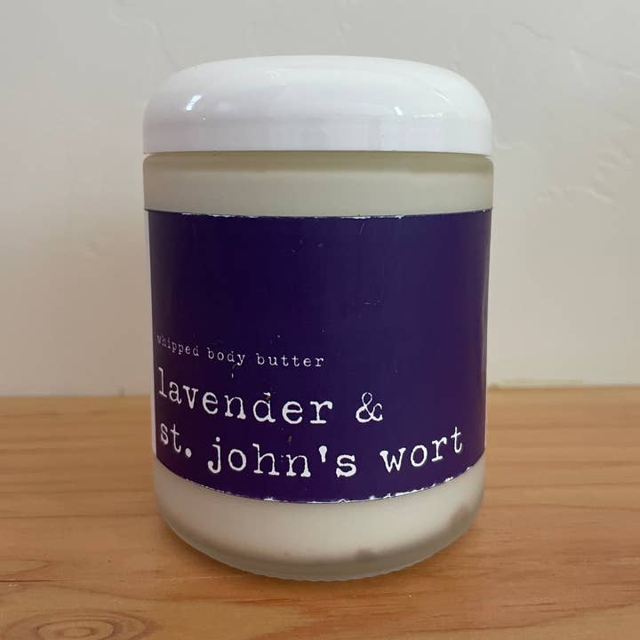 Lavender & Saint John's Wort Whipped Body Butter for wholesale by Sansarc Culture