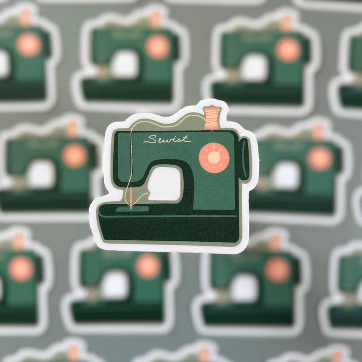 At the Dot Design - Wholesale Sticker - Vintage Sewing Sticker Craft3