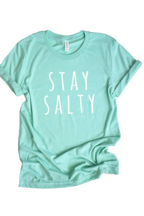 Wildberry Waves - Wholesale Screen Printed T-Shirt - Women's - Stay Salty