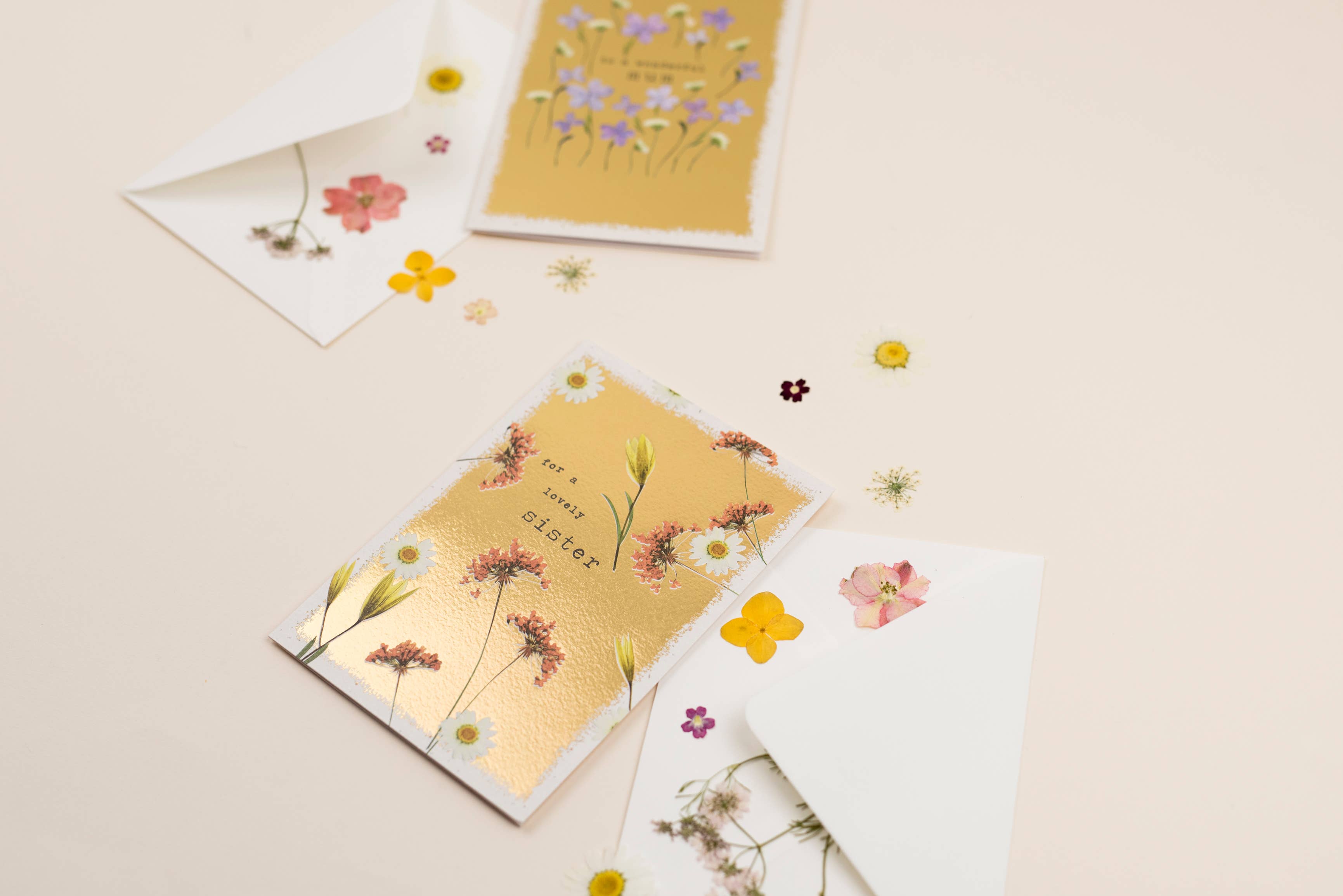 Meraki Greeting Cards - Wholesale Thank You Card - THANK YOU ALL OVER FLORAL Card1