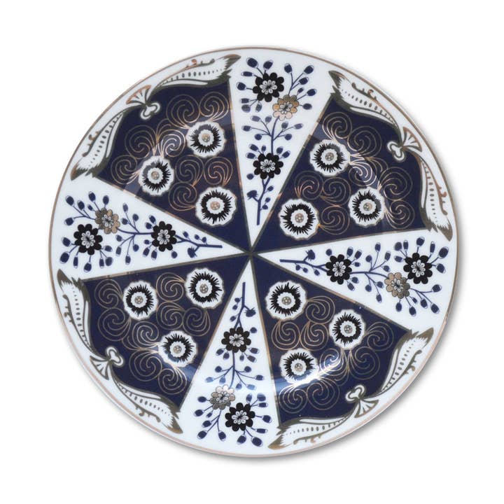 Navy Imari Salad Plate for wholesale by Chefanie