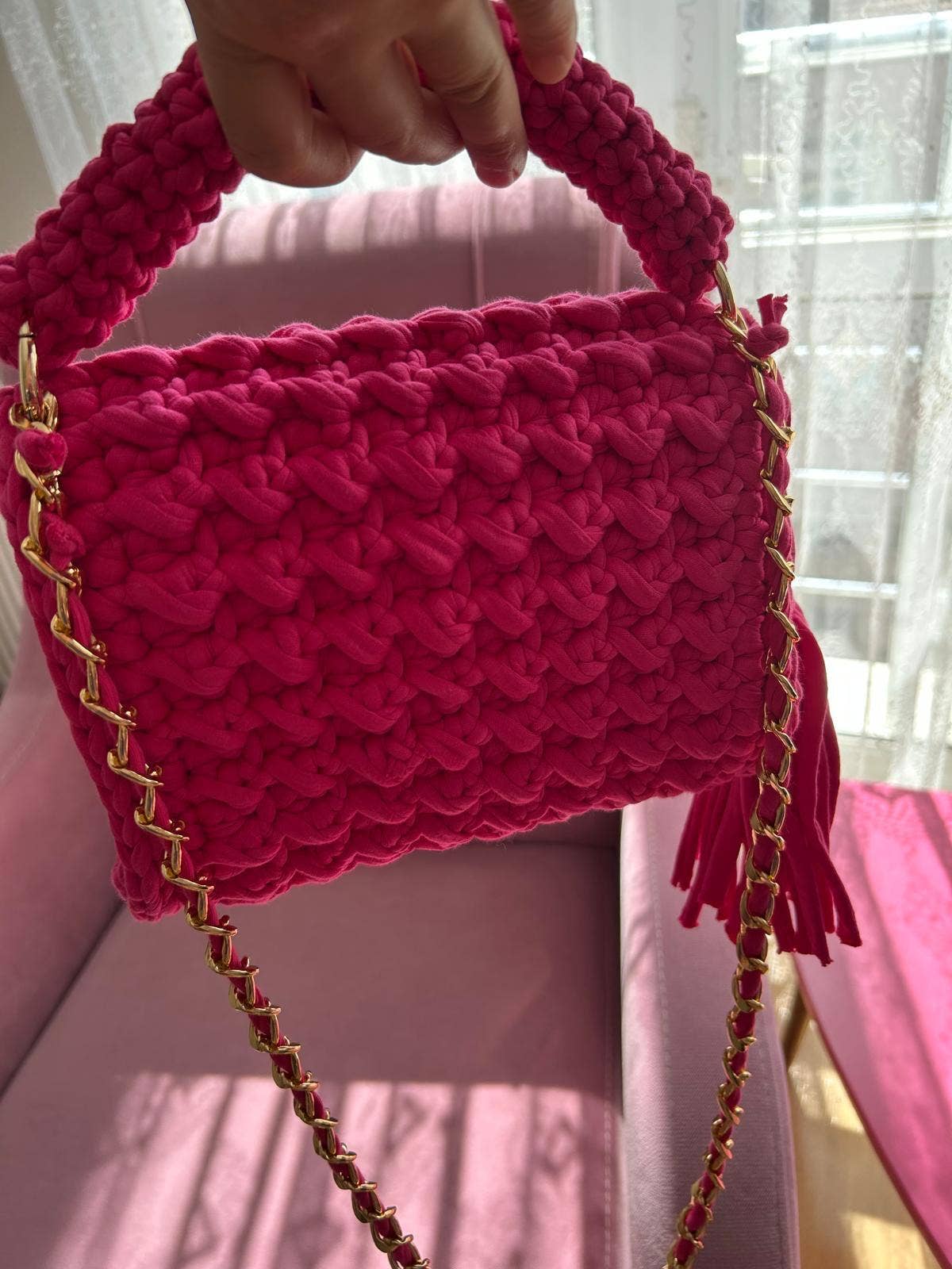 Wholesale CHQEL Handmade Clutch Bag for Women Handmade Crochet