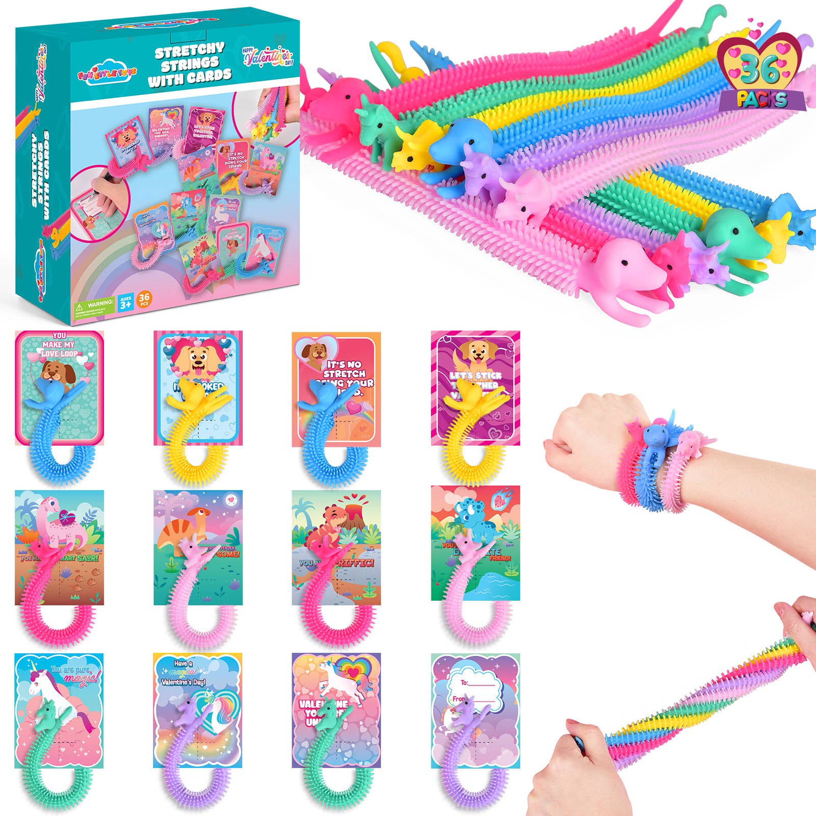 LITTLEFUN Birthday Gift for 3 4 5 6 Year Old Girls, Bracelet Jewellery Making Kits for Kids Boys Necklace Bracelet Crafts Toy