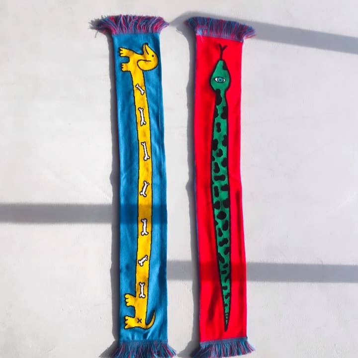Multicolored Snake-Dog Scarf for wholesale on Faire0