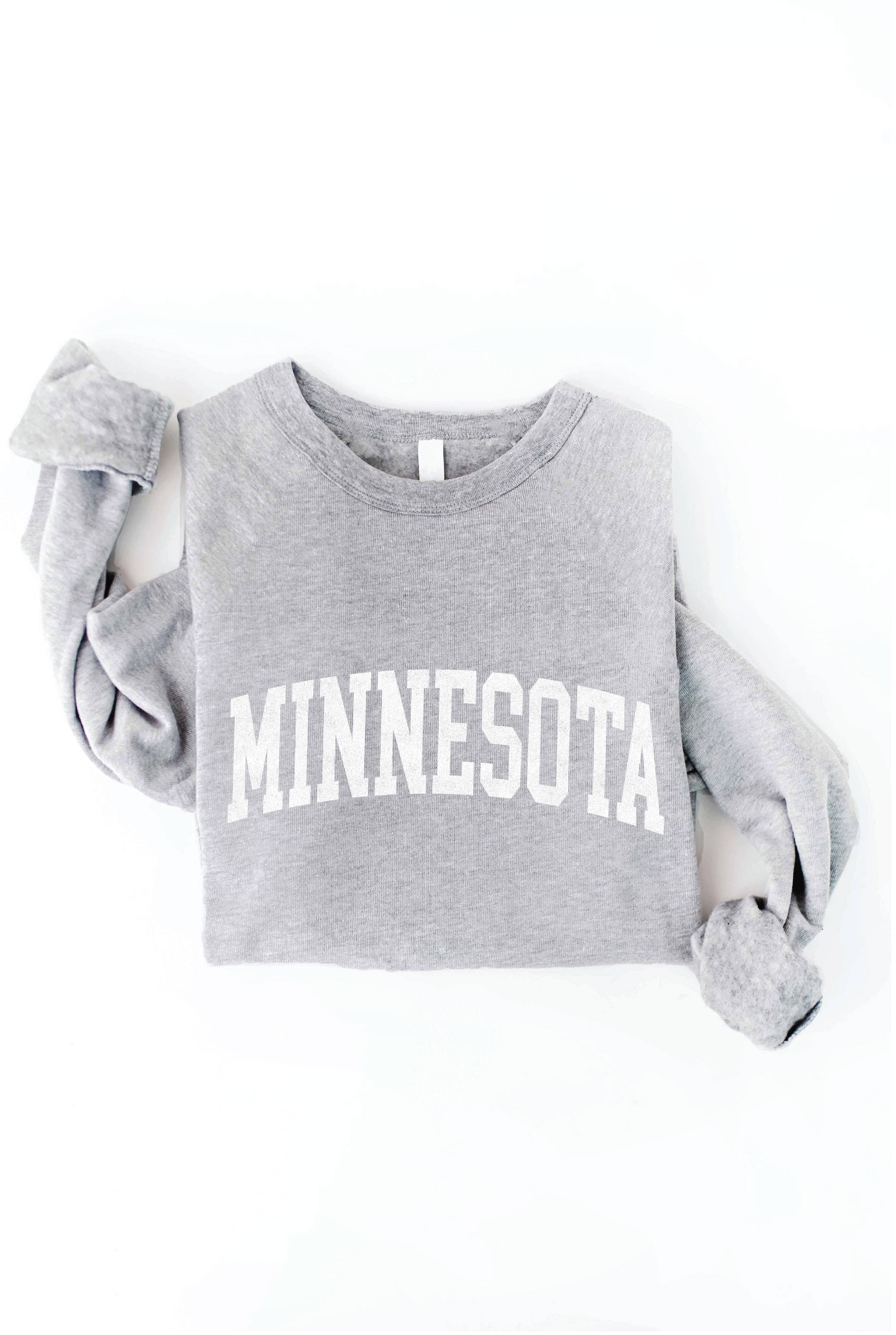 OAT COLLECTIVE - Wholesale Graphic Sweatshirt - Women's - MINNESOTA  Graphic Sweatshirt12