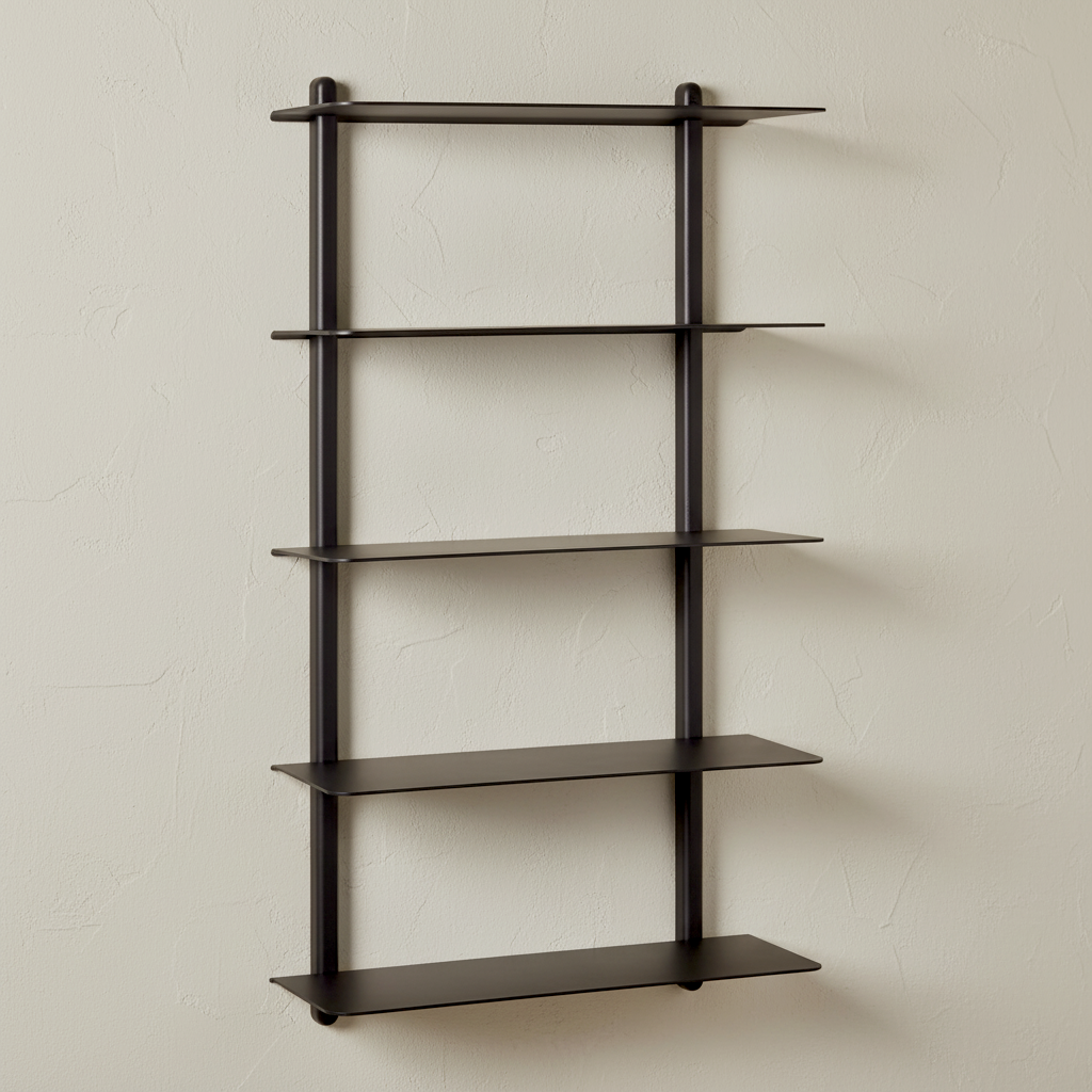 Studio Nordhaven - Wholesale Wall Mounted Shelf - NIVO Shelf Large E - black ash/black2