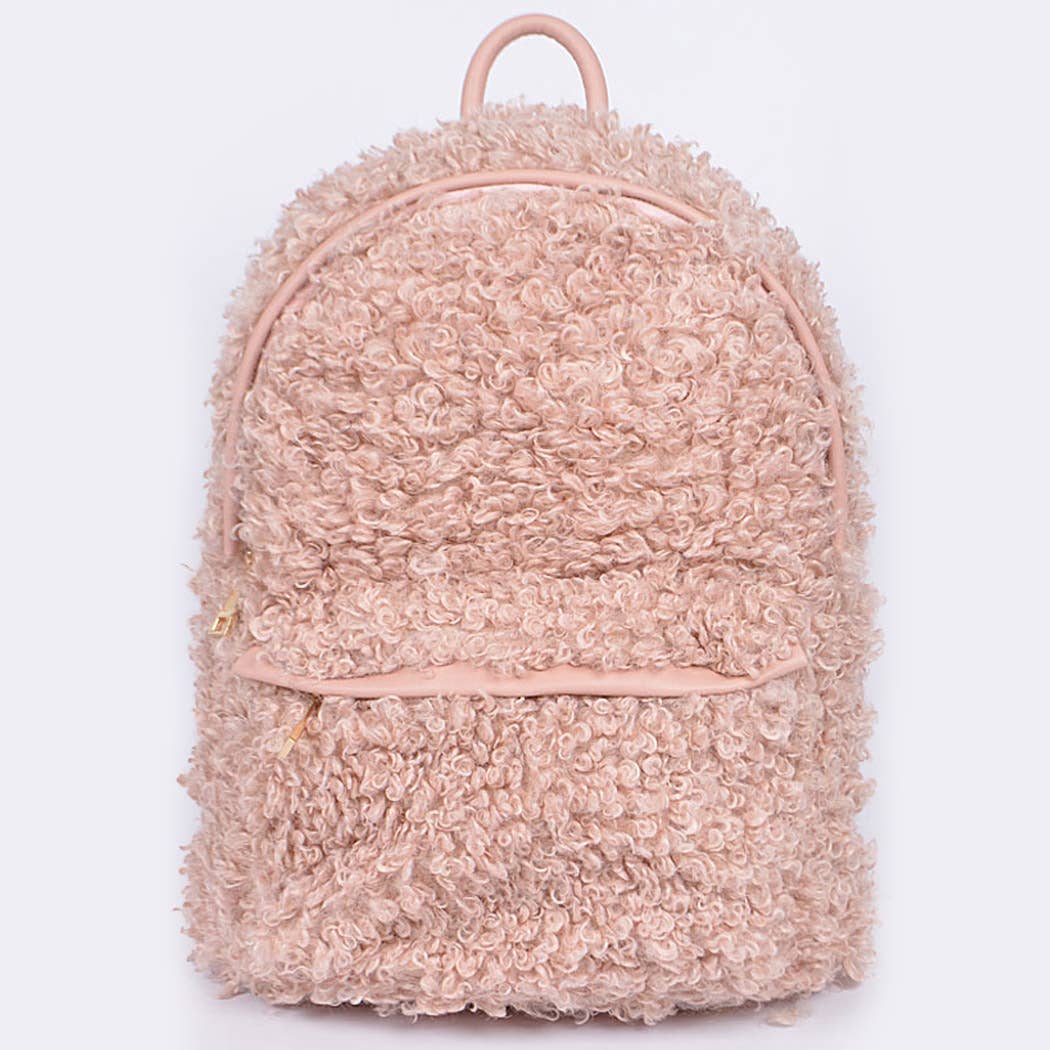 3AM BY H&D ACCESSORIES - Wholesale Backpack - Women's - Faux Fur Backpack6