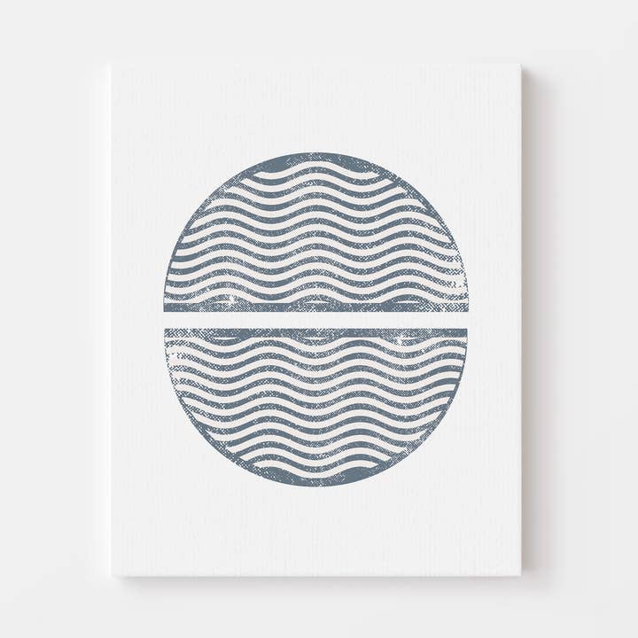 Abstract Coastal Wave Print for wholesale by Nak print co.