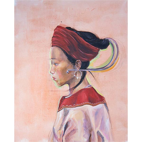 TRANGS.ART - Wholesale Art Print - HMong lady of Lao Cai ART PRINT