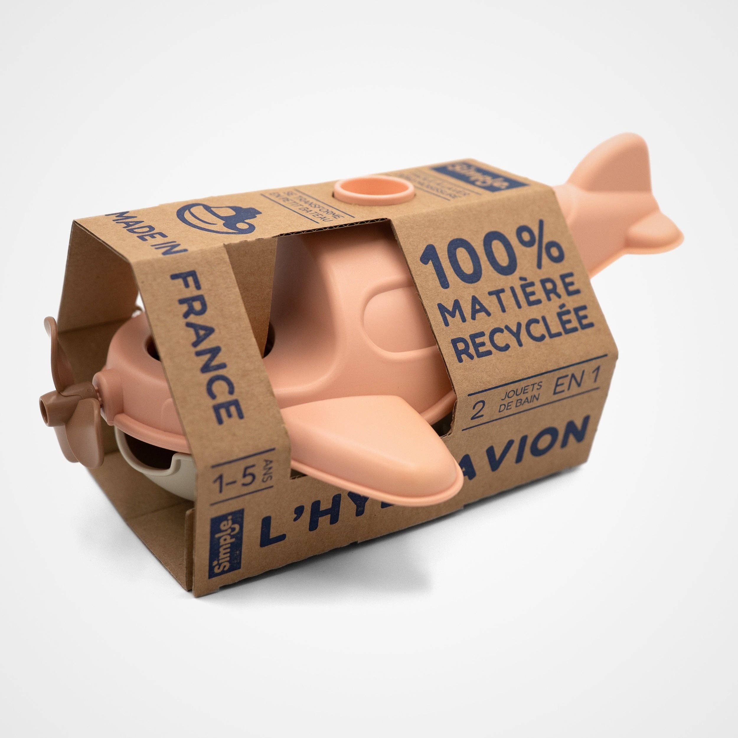 Le Jouet Simple – wholesale Badleksak - Baby – Sjöflygplanet - Persika3